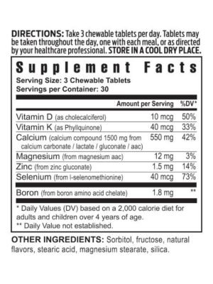 Ultimate King Calcium™ – 90 chewable tablets
